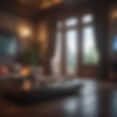 Serenity in Gaming A tranquil gaming environment with soft lighting