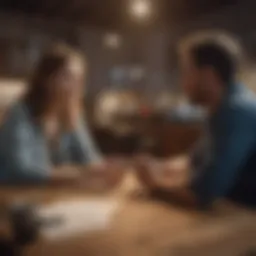 A couple discussing their future plans