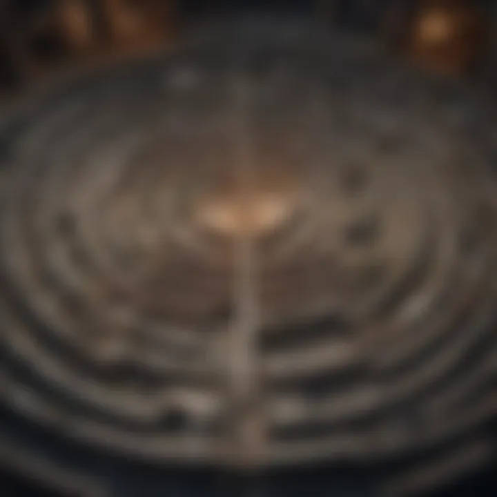 A labyrinth representing life's complexities