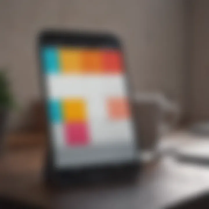 Color-Coded Calendar Organization