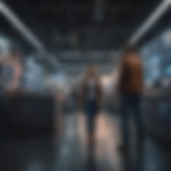 A visual depiction of technology transforming personal connections