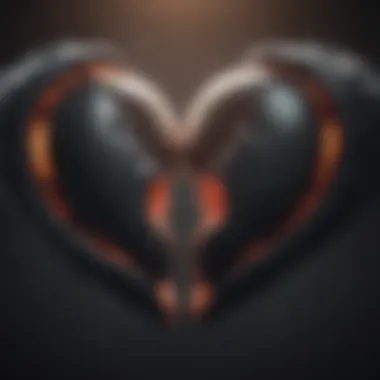 Emotional Bonds A pair of intertwined hearts representing emotional connection.