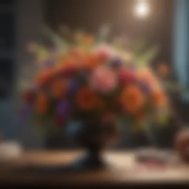 Floral Renewal Floral arrangement symbolizing growth and renewal