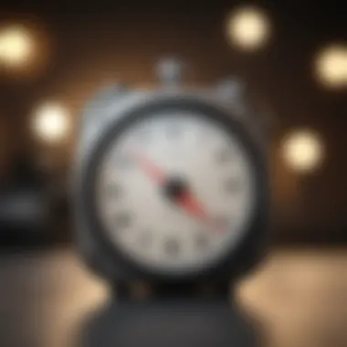 Time Management with Focus Applications Illustration of a digital timer showing focus duration