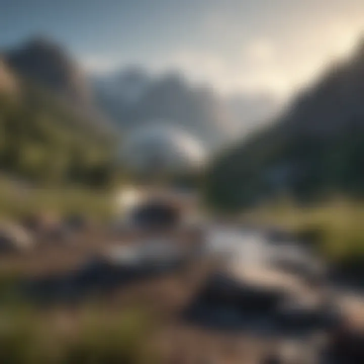A serene landscape symbolizing balance in life