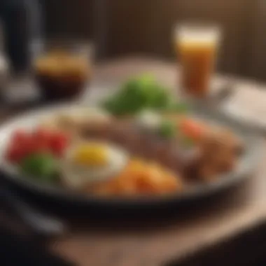Energy-Boosting Balanced Meal A balanced meal featuring energy-boosting ingredients