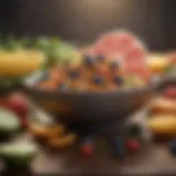 A vibrant assortment of energizing foods