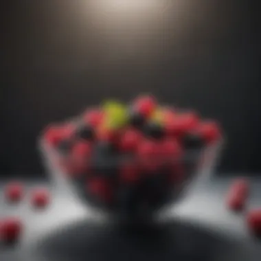Antioxidant-rich Berries Various colorful berries in a bowl