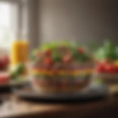 Nutrition for Fitness Success Healthy meal prep with vibrant ingredients