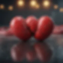 Illustration depicting two hearts reconnecting symbolizing healing in a broken marriage