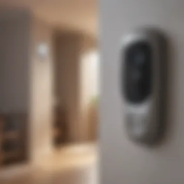 Connected home security system interface