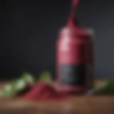 Nutritional Benefits of Beetroot Powder Nutritional chart showcasing the benefits of beetroot powder