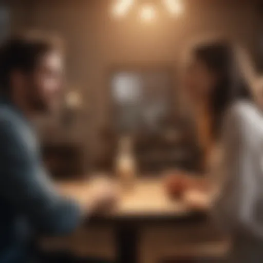 Couple discussing their relationship