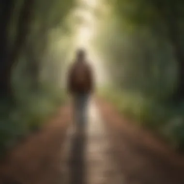 The Path to Self-Awareness Symbolic illustration of self-discovery journey