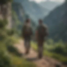 Couple enjoying a scenic hike