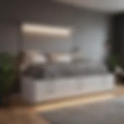 Innovative storage solution for bedroom