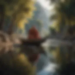 A serene landscape reflecting tranquility and inner peace.