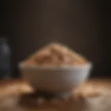Nutritional benefits of bran flakes displayed in a bowl