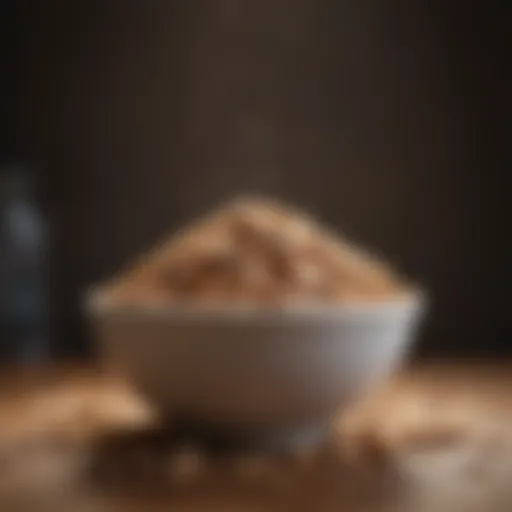 Nutritional benefits of bran flakes displayed in a bowl