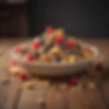 Bran Flakes and Their Role in Satiety A portion of bran flakes with fruits, highlighting satiety
