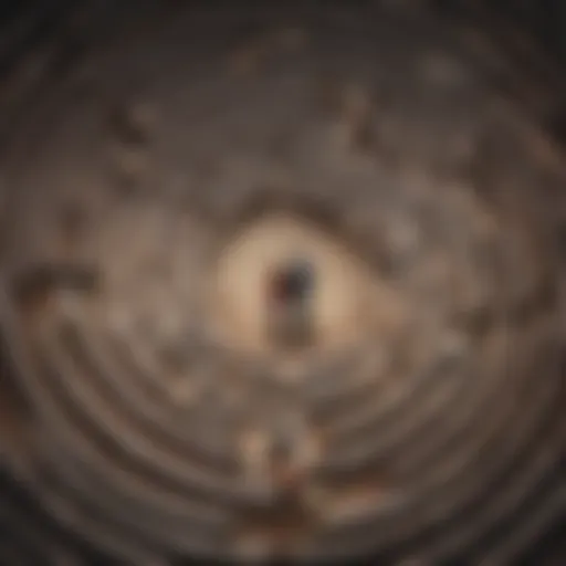 Illustration of a labyrinth symbolizing the complexity of relationships with narcissists