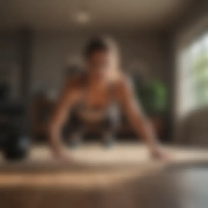 Energetic workout routine at home