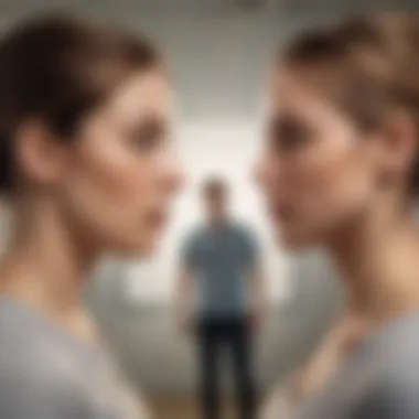 Unveiling Narcissistic Manipulation in Relationships Abstract artwork depicting the manipulation tactics of narcissists in relationships