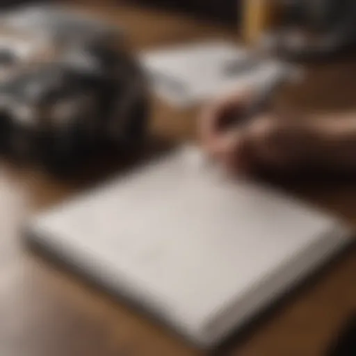 A well-organized notebook showcasing effective note-taking techniques.