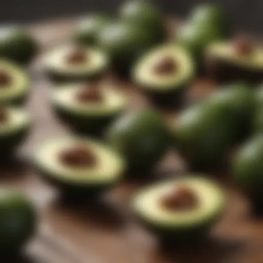 Avocado ripening stages