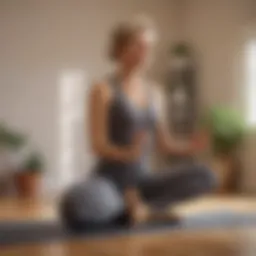 Mature Woman Doing Yoga