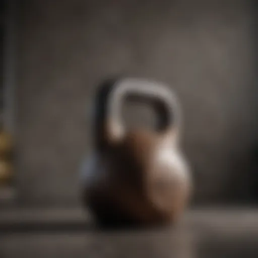 Sculpted physique with kettlebell exercise