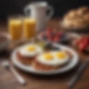 Nutrient-Rich Breakfast Choices Healthy breakfast selection