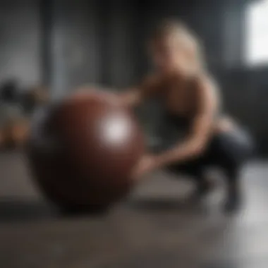 Medicine ball twist for obliques