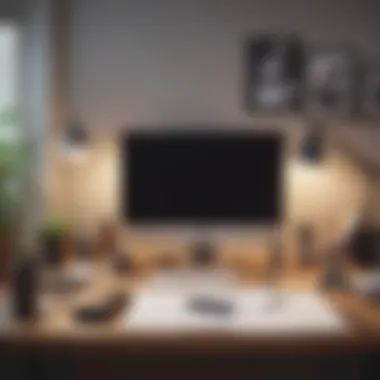 Creating a Clutter-Free Environment Minimalistic workspace with organized desk