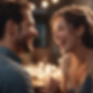 Joyful Connection Moments Couple laughing together