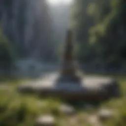 A serene landscape illustrating the concept of emotional balance