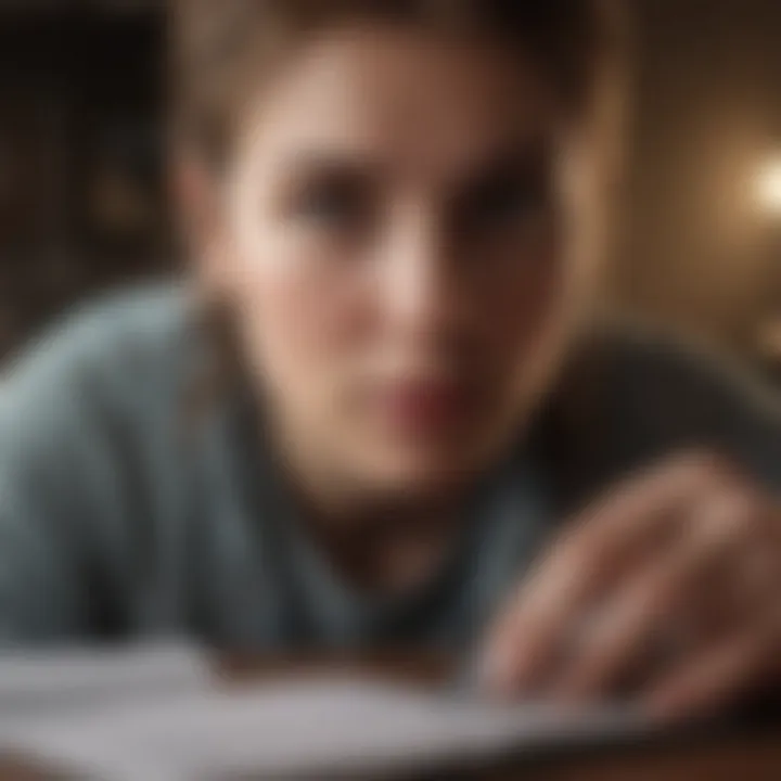 A person journaling their thoughts