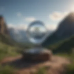 A serene landscape symbolizing personal growth