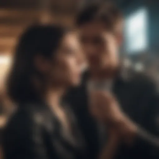 Symbolic Farewell in Digital Space A digital farewell symbolizing the end of an online connection