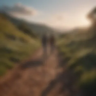 Embracing Change: The Path Ahead A serene landscape representing moving on after an online relationship
