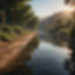 A serene landscape reflecting the journey of healing