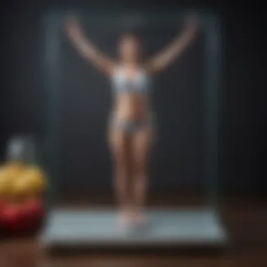 Measuring Success: The Journey of Weight Loss A symbolic representation of scales emphasizing weight loss goals
