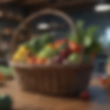 Elevate Your Nutrition with Fresh Produce Fresh produce in a basket