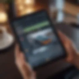 Showcasing a user-friendly interface of a popular project management app on an iPad