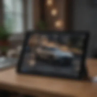 Microsoft Project Interface on iPad Pro Project management interface on iPad Pro