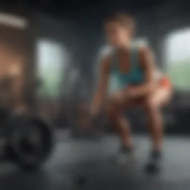 Diverse types of workouts displayed in a vibrant collage