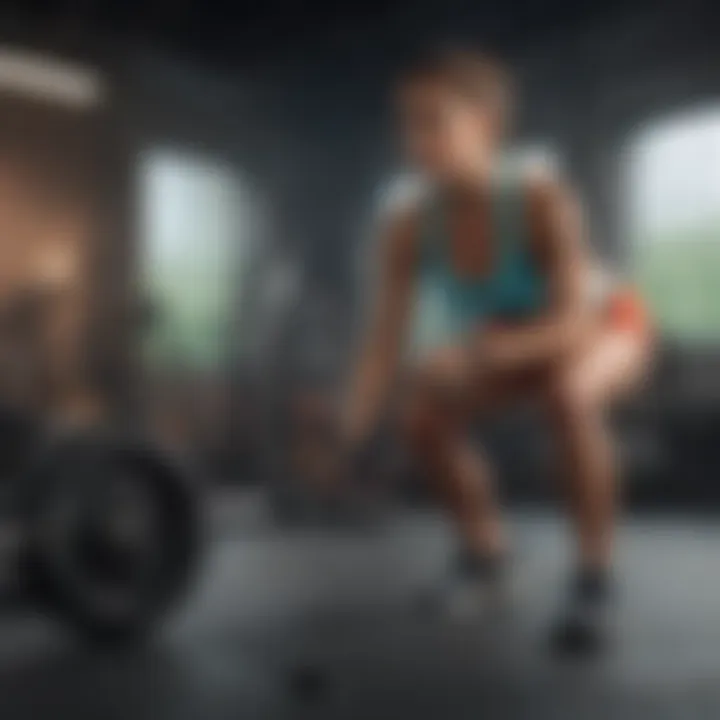 Diverse types of workouts displayed in a vibrant collage