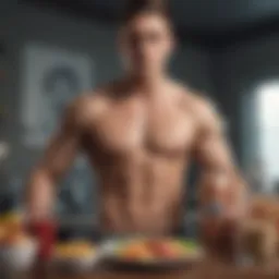 Illustration of personalized diet plan for skinny individuals