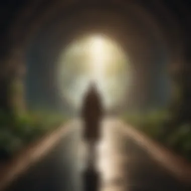 An abstract representation of personal growth and enlightenment.