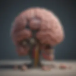 Illustration depicting brain activity and its impact on motivation